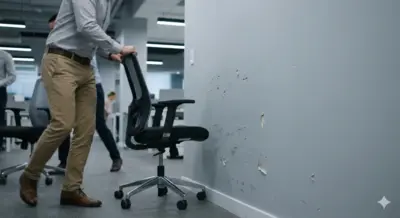 Obuchane steny v kancelarii