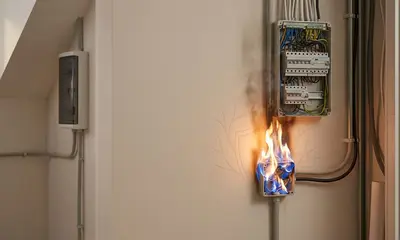 Poziar v technickej miestnosti