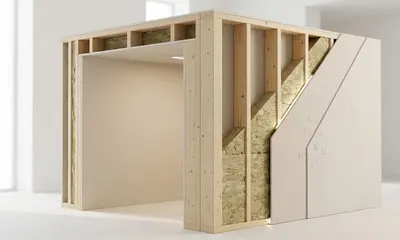 Stlpiková drevostavba