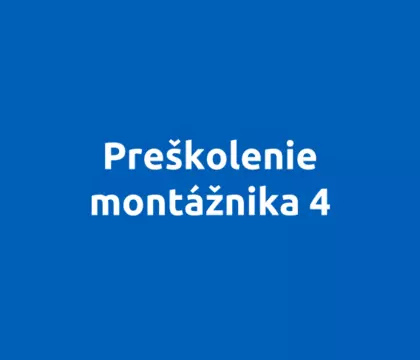 Preškolenie montážnika 4