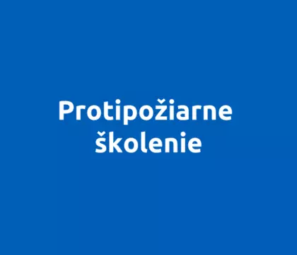 Protipožiarne školenie