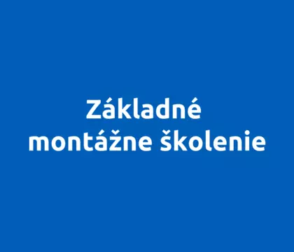 Základné montážne školenie