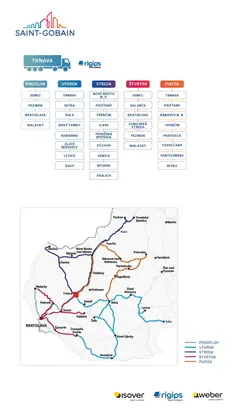 Rozvozy Trnava 2025