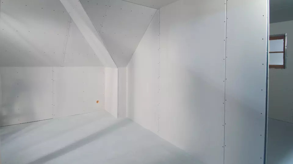 Priečky v podkroví Rigips 6