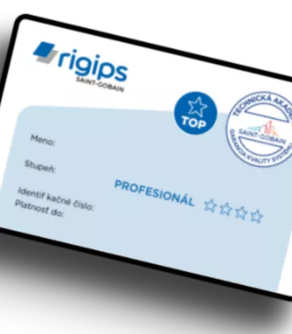 Preukaz montaznika Rigips 2024 banner
